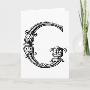DECORATIEF G NOTITIEKAARTJE
