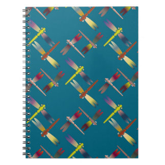 Decoratief gekleurd naadloos patroon met schattige notitieboek