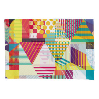 Decoratief geometrisch, abstract naadloos patroon. kussensloop