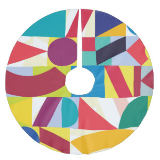 Decoratief geometrisch Abstract  patroon Kerstboom Rok