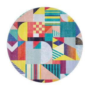 Decoratief geometrisch: Abstract patroon. Snijplank