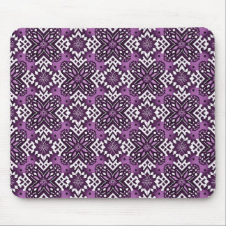 Decoratief geometrisch bloemenpatroon muismat