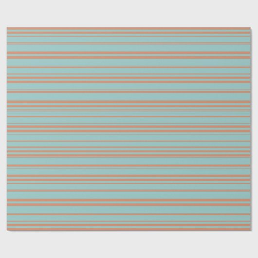 Decoratief gestreept vintage  cadeaupapier (Vlak)
