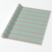 Decoratief gestreept vintage  cadeaupapier (Uitgerold)