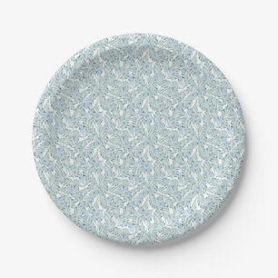 Decoratief gestript lederen patroon papieren bordje