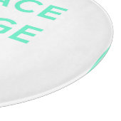 Decoratief glas snijpunt 12 inch snijplank (Hoek)