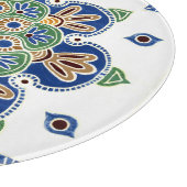 Decoratief glazen snijvlak 12-inch miljard snijplank (Hoek)