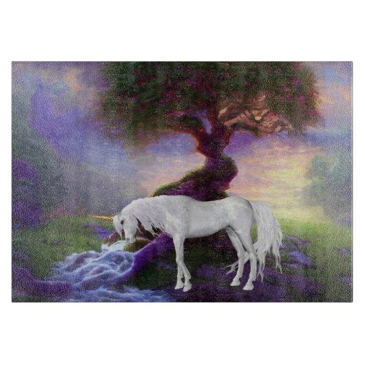 Decoratief glazen snijvlak 15 x 11 inch snijplank (Voorkant)