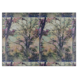 Decoratief glazen snijvlak 15 x 11 inch snijplank