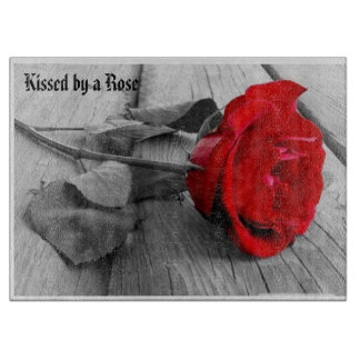 Decoratief glazen snijvlak 15 x 11 inch snijplank