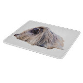 Decoratief glazen snijvlak 6"x7" snijplank (Hoek)