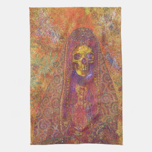 Decoratief Gothic Skeleton Kitchen Towel Theedoek (Verticaal)