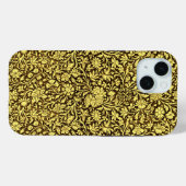 decoratief gouden bloemmotief Case-Mate iPhone case (Achterkant (horizontaal))