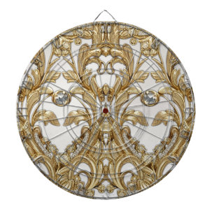 Decoratief gouden dartbord