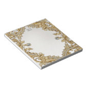 Decoratief gouden Notitieblok (Schuin)