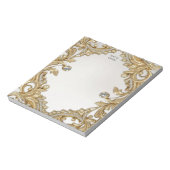 Decoratief gouden Notitieblok (Gedraaid)