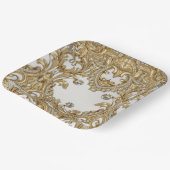 Decoratief gouden papier Bord (Gebogen)