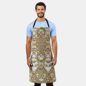 Decoratief gouden Schort (Gedragen)