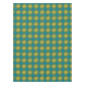 Decoratief gouden zonnesymbool tafelkleed (Voorkant)