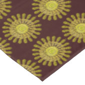 Decoratief gouden zonnesymbool tafelkleed (Gekanteld)