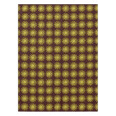 Decoratief gouden zonnesymbool tafelkleed (Voorkant)