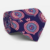 Decoratief granaatpatroon stropdas (Opgerold)