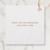 Decoratief -grenskartonnen folie label (Achterkant)