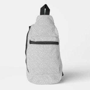 Decoratief grijs sling bag