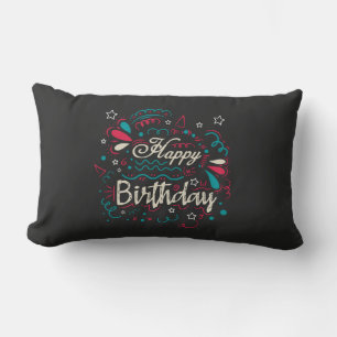 decoratief happy birthday kussen
