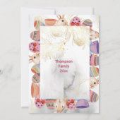 Decoratief Happy Paaster Bunny Bird Kaart (Achterkant)