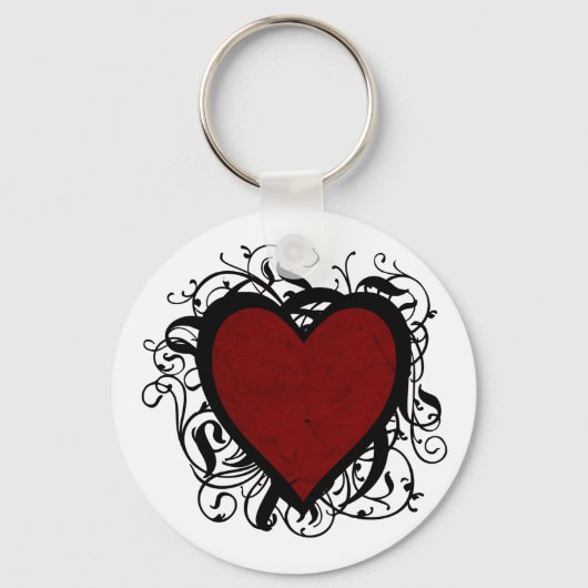 Decoratief hart sleutelhanger (Voorkant)