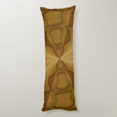 Decoratief houten patroon lichaamskussen (Achterkant (Verticaal))