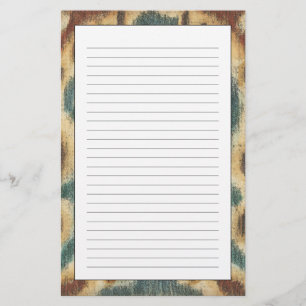 Decoratief Ikat Fabric-ontwerp van Chariklia Zarri Briefpapier