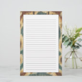 Decoratief Ikat Fabric-ontwerp van Chariklia Zarri Briefpapier (Staand voorkant)