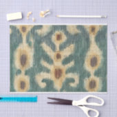 Decoratief Ikat Fabric-ontwerp van Chariklia Zarri Tissuepapier (Craft)