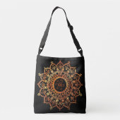 Decoratief Indische zon Crossbody Tas (Achterkant)