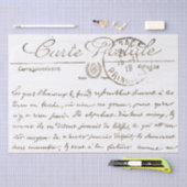 Decoratief karte Postale Franse ontkoppeling Tissuepapier (Craft)