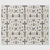 Decoratief kerstdecor Oranament Cadeaupapier (Vlak)