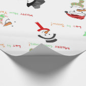 Decoratief kerstkerstkerstkerstkerstkerstkerstkers cadeaupapier (Hoek)