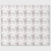 Decoratief kerstontwerp in de winter cadeaupapier (Vlak)