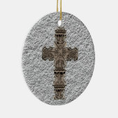 Decoratief kruisbeeld keramisch ornament (Rechts)