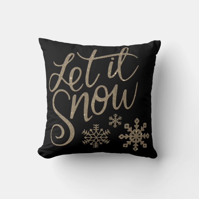 Decoratief laat het sneeuwkristal snowflake kerst kussen (Voorkant)