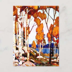 Decoratief landschap door Tom Thomson Briefkaart