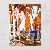 Decoratief landschap door Tom Thomson Briefkaart (Voorkant)