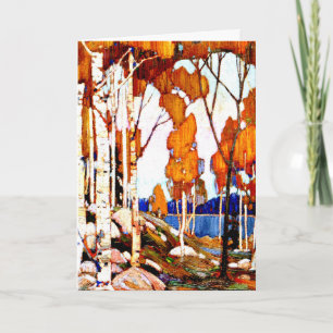 Decoratief landschap van Tom Thomson Kaart
