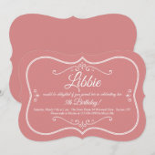 Decoratief Lijst Kaart (Voorkant / Achterkant)