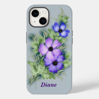 Decoratief Lila Case-Mate iPhone 14 Hoesje