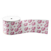 decoratief lint roze varkens (Spoel)