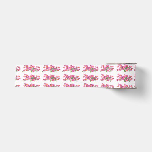 decoratief lintbloem grosgrain lint (Voorkant)