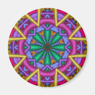 Decoratief Mandala Fun magnet Magneet